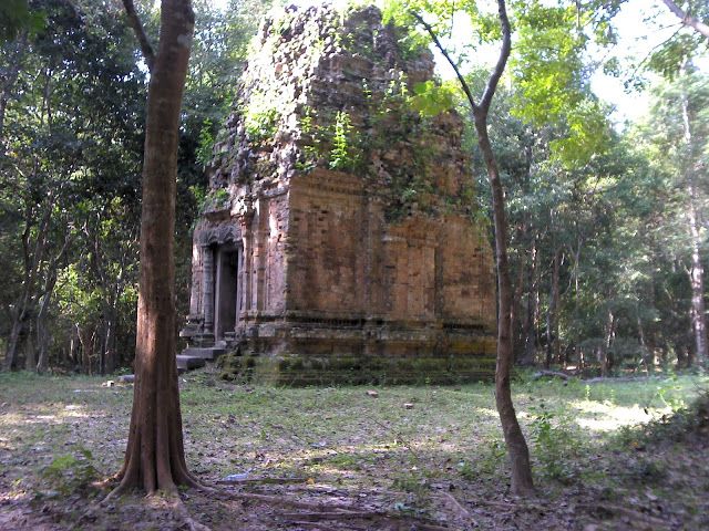 Templos de templos de Sambor Prei Kuk en Kompong Thom en Camboya