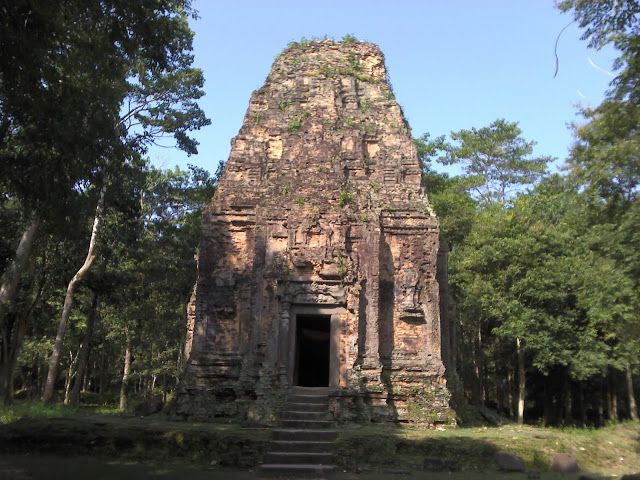 Templos de templos de Sambor Prei Kuk en Kompong Thom en Camboya