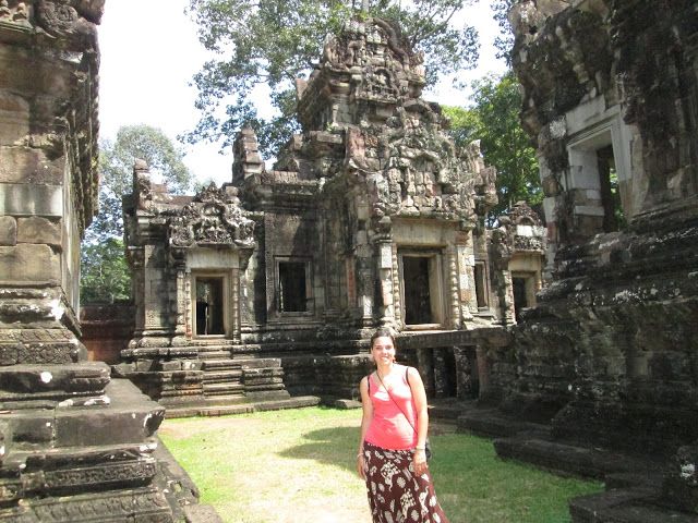 Templo de Chau Say Tevoda en Angkor, Camboya