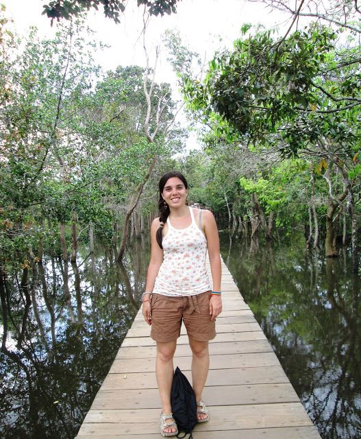 Acceso a Neak Peak en Angkor, Camboya