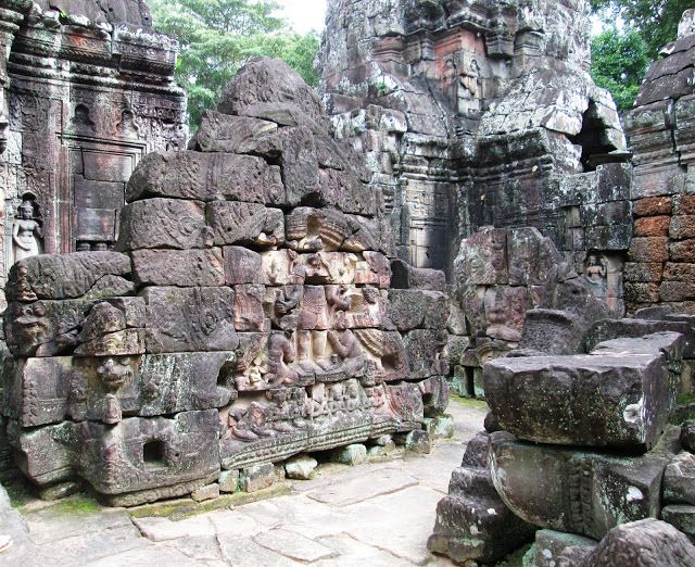 Ta Som "restaurado"en Angkor, Camboya