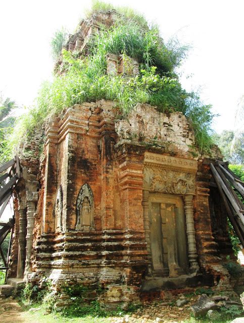 Templo de Lolei en Angkor, Camboya