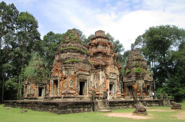 Templo de Preah Ko en Angkor, Camboya