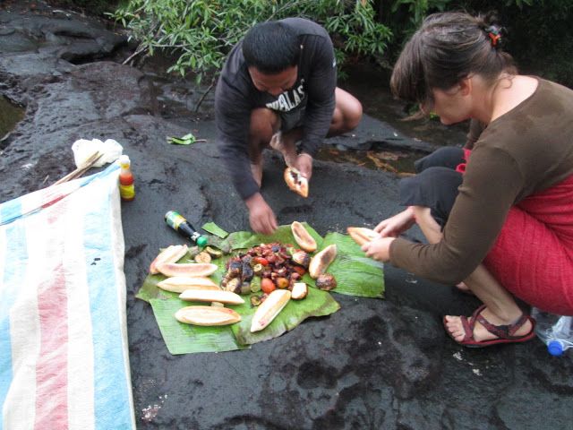 Preparando la cena