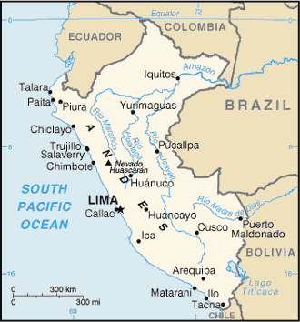 Mapa de Perú