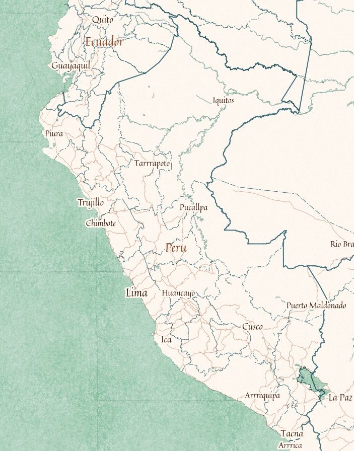 Mapa de Perú