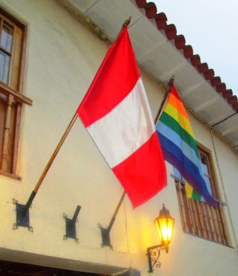 Bandera de Peru y la inca