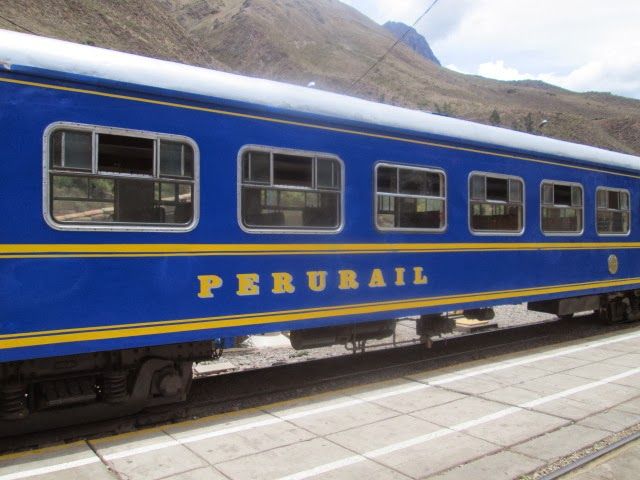 Tren hacia el pueblo del Macchu Pichu