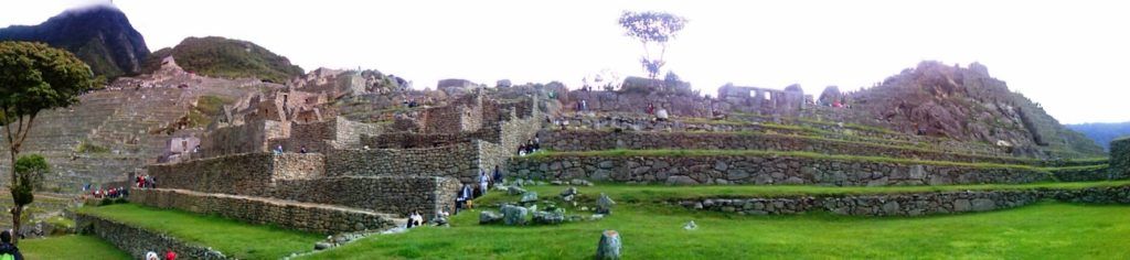 Vista panorámica del Machu Picchu