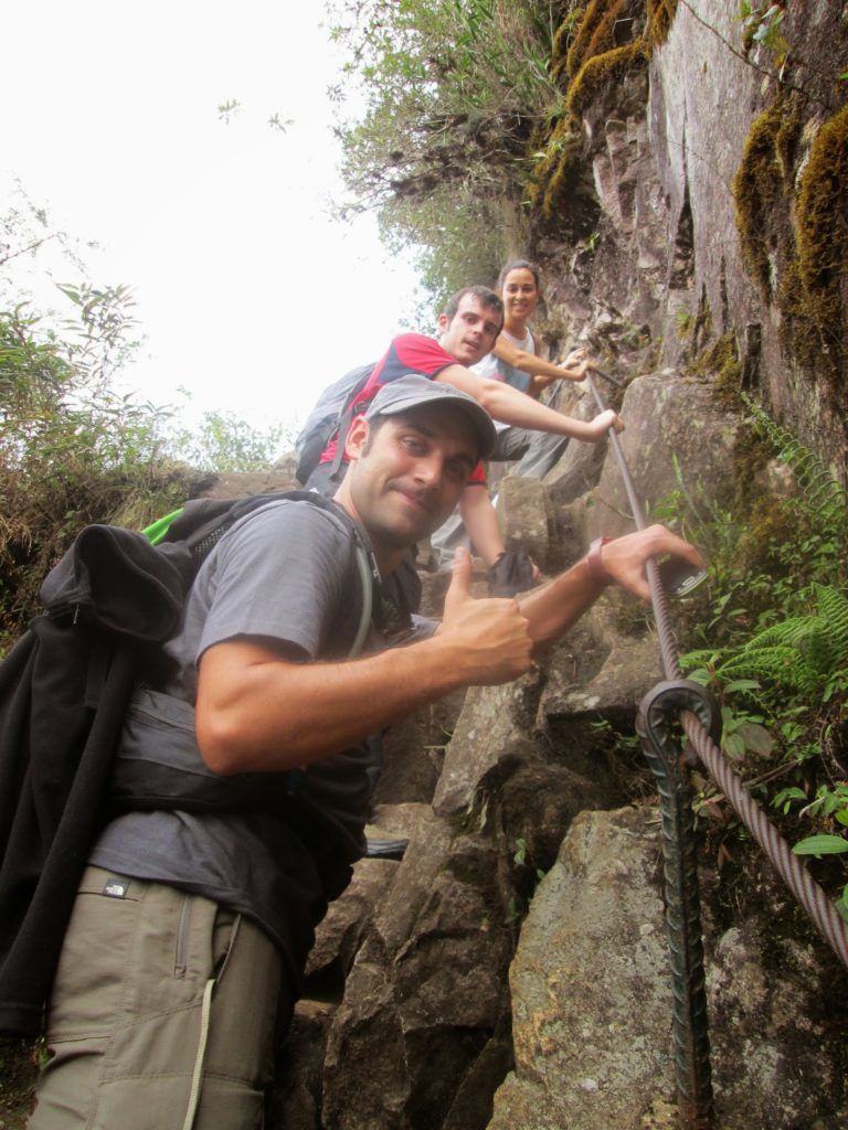 Subiendo al Huaynapicchu