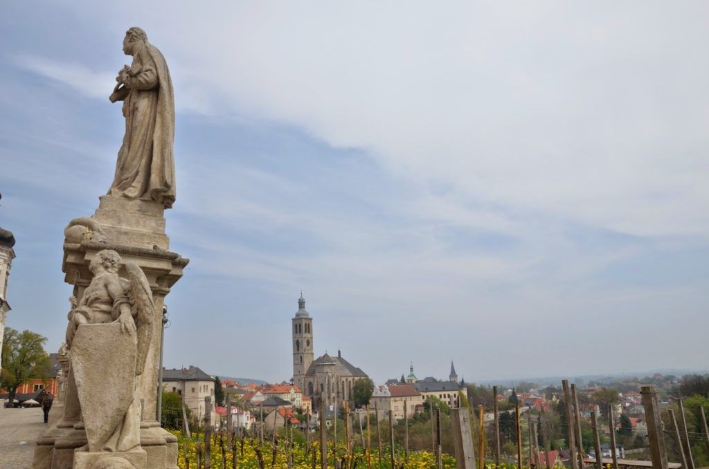 Vistas de Kutna Hora desde la plataforma