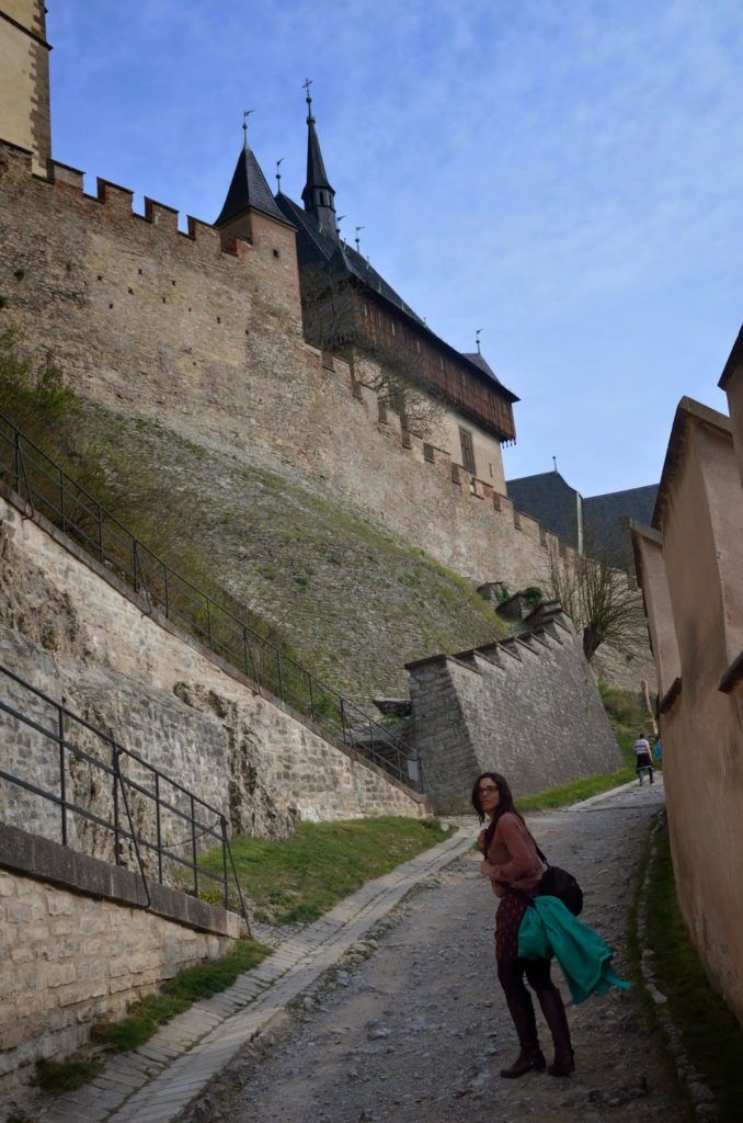 Subiendo al castillo cual plebeya