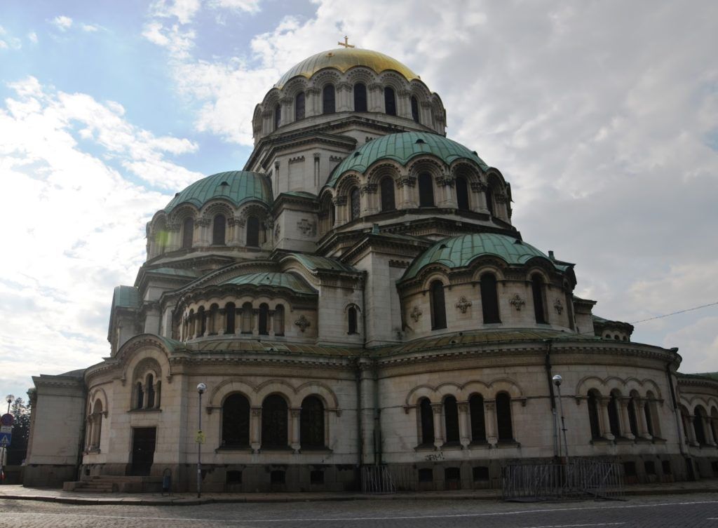 Templo monumental desde otra perspectiva de Sofía