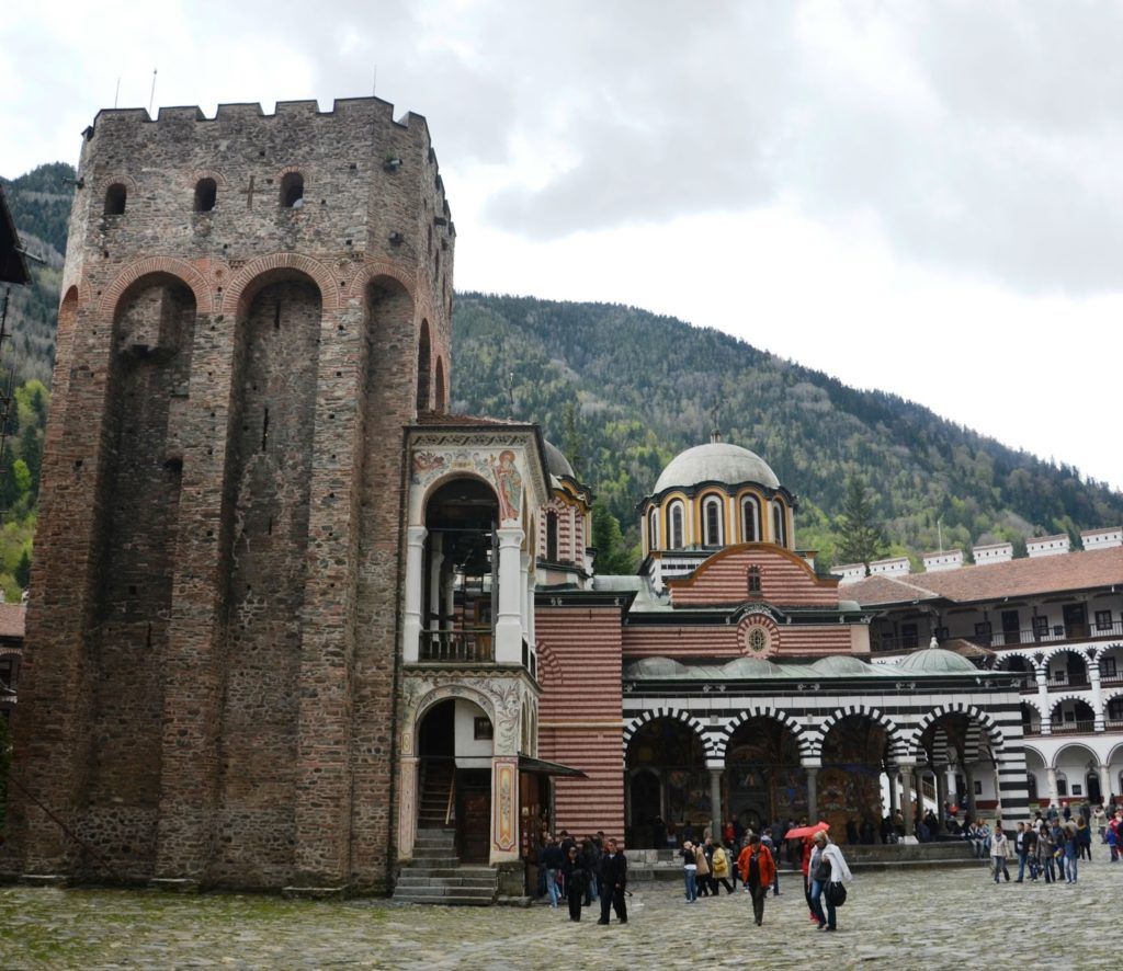 Patio del Monasterio de Rila