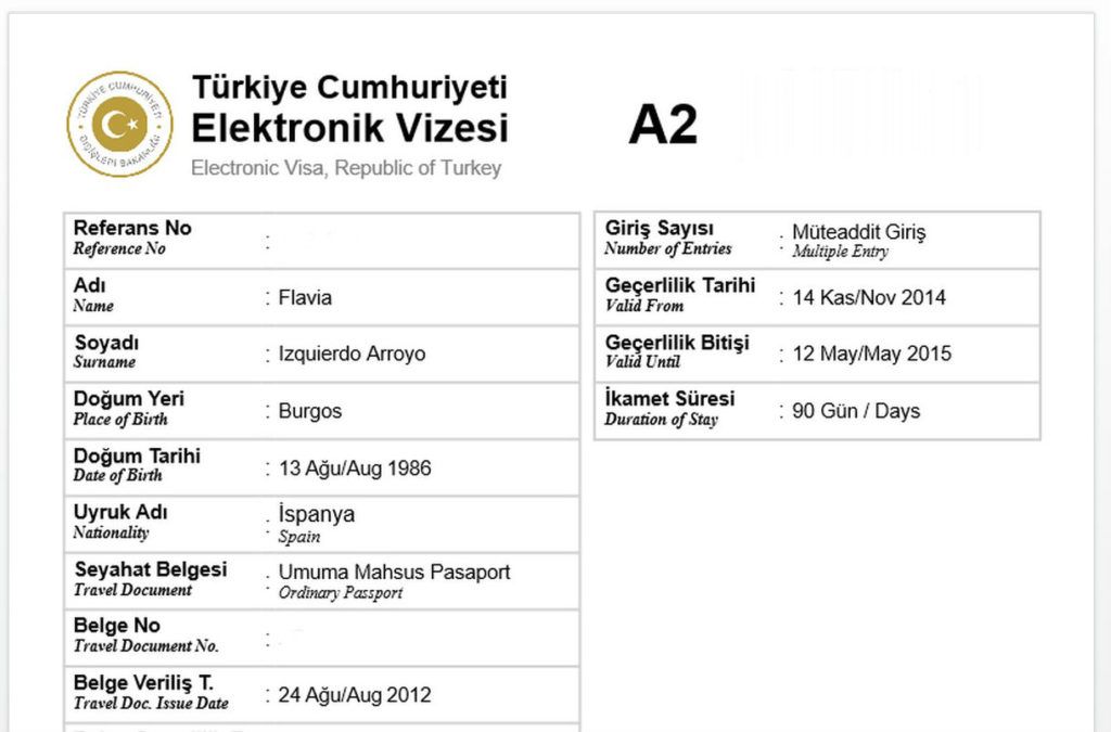 Mi eVisa de Turquía