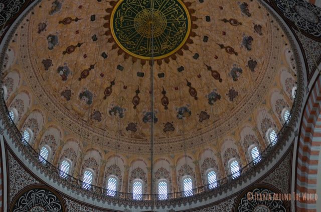 Interior de la mezquita de Süleymaniye, Estambul