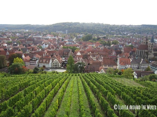 Vistas desde el castillo de Esslingen