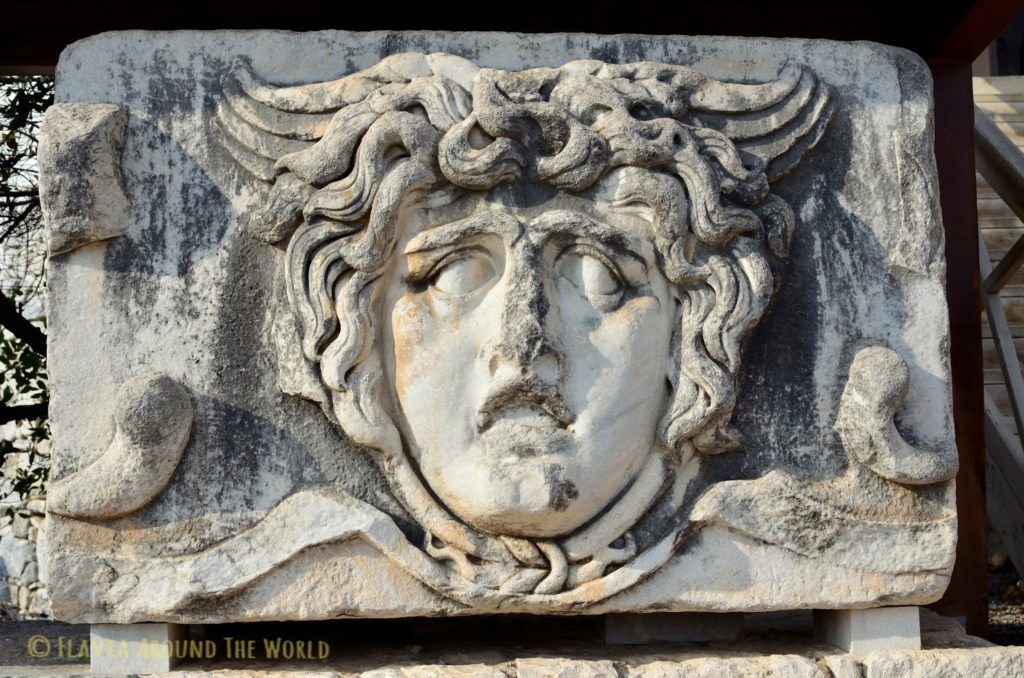 Medusa, templo de Apolo, Turquía