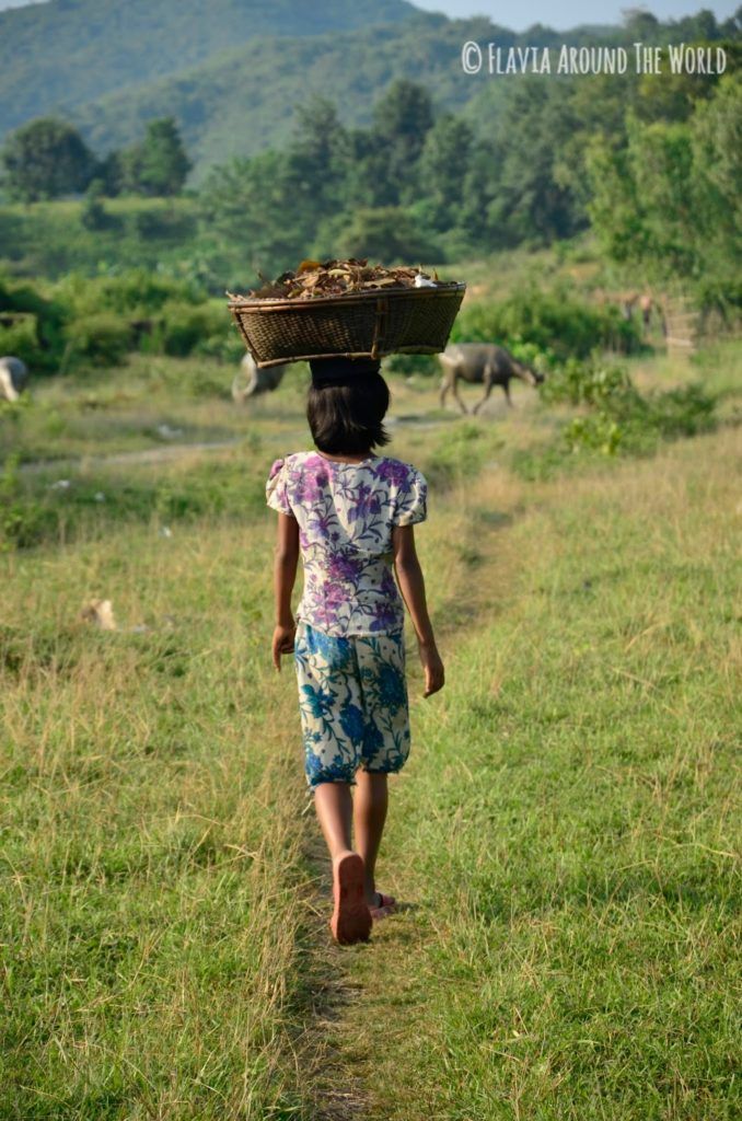 Niña de Mrauk U,Myanmar