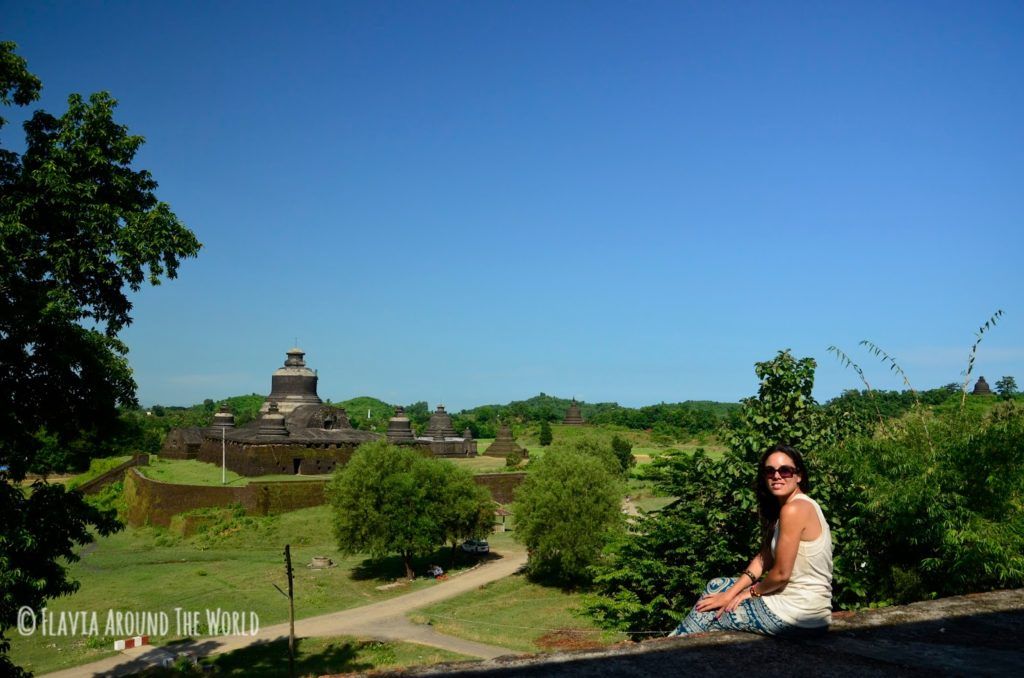 Vistas desde el templo de Shitthaung, Mrauk U, Myanmar