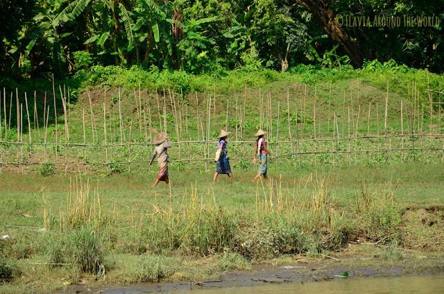 Rumbo a los quehaceres diarios en Myanmar