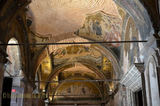 Visión general de los mosaicos de la iglesia de Cora