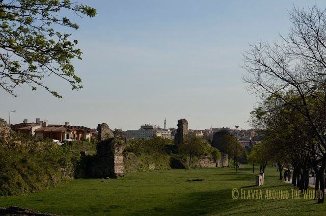 Parte de las murallas de Constantinopla