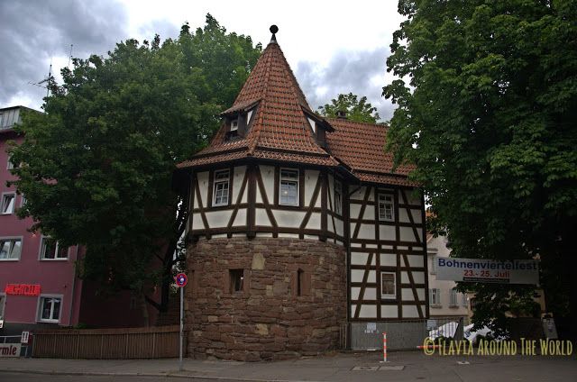 Schellenturm en el Bohnenviertel Stuttgart