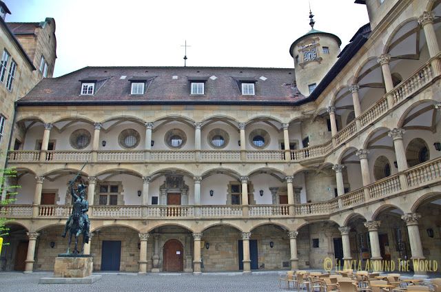 Patio del antiguo castillo Stuttgart