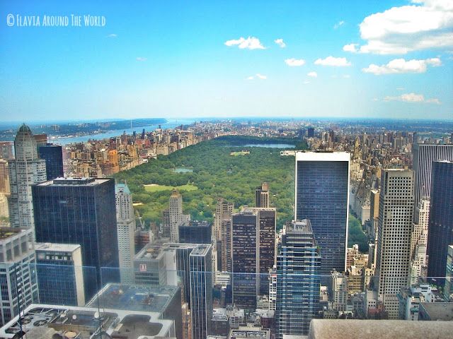 Vistas de Central Park desde el edificio Rockefeller