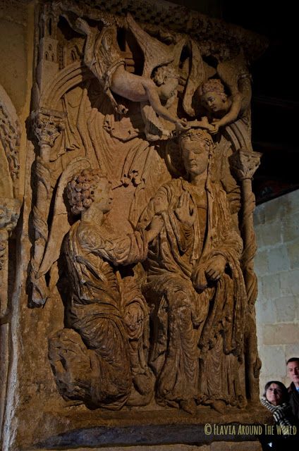 Detalle del claustro de Silos