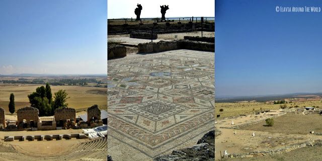 Teatro, mosaicos y foro romano de Clunia