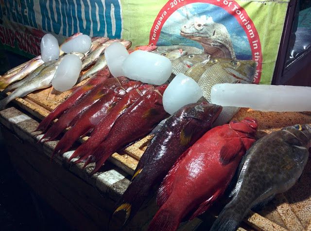 Peces en el fish market de Bajo