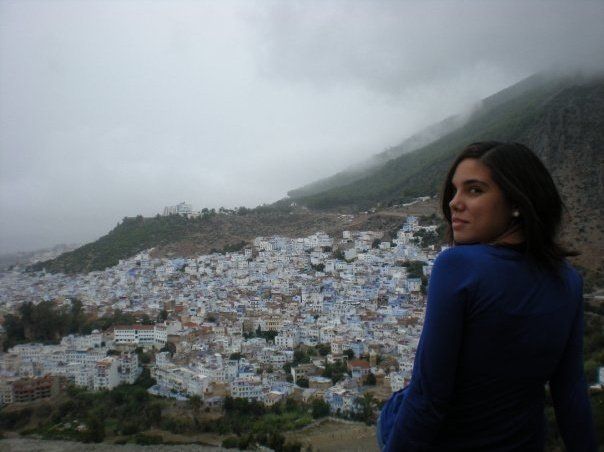 Vista de Chauen, Marruecos