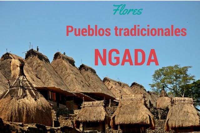 pueblos tradicionales ngada flores indonesia