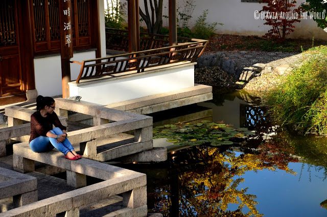 De relax en el jardín de la hermosa melodía