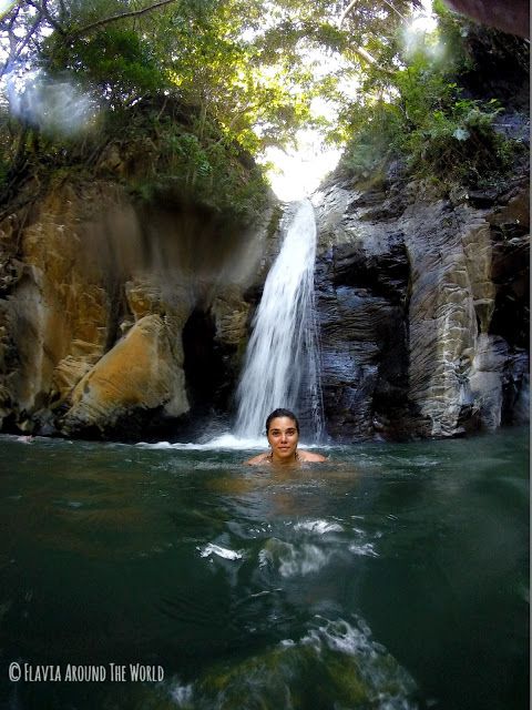 Dándome un chapozón en las aguas termales