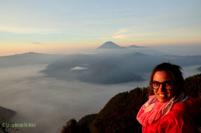 en el monte bromo