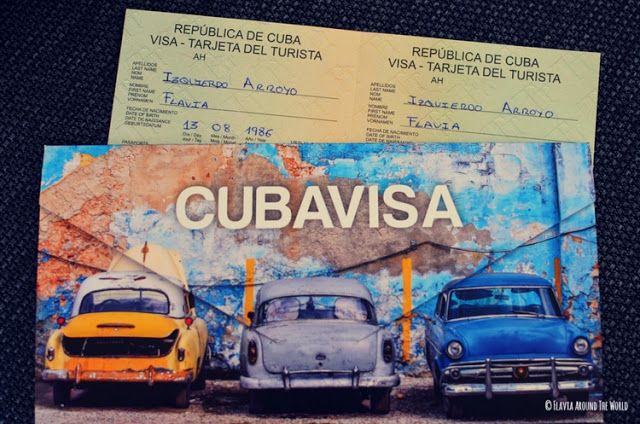 tarjeta turística cuba visado cuba