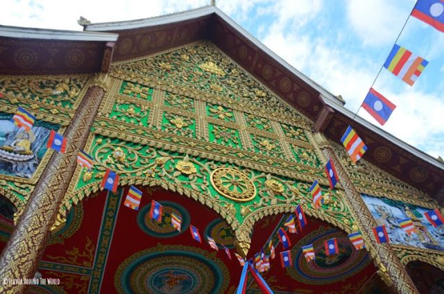 wat in paeng vientiane laos