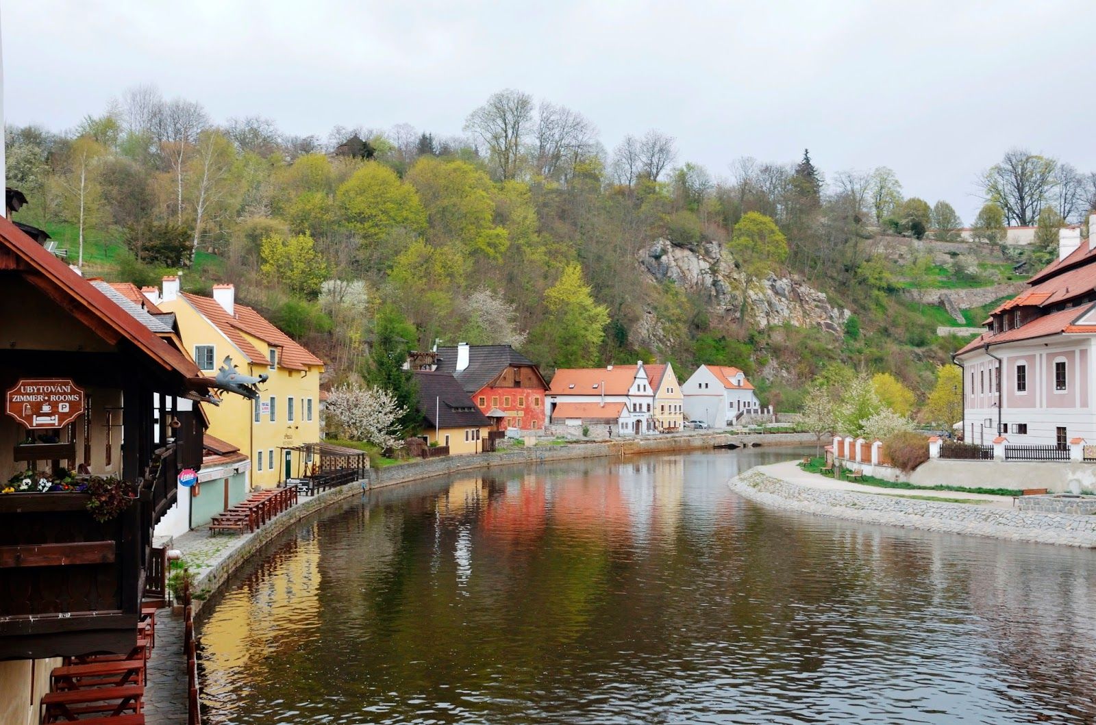 Český Krumlov río